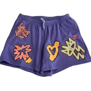 Adidas Love Uni LGBTQ Pride Activewear Shorts Size 1X EUC #3295